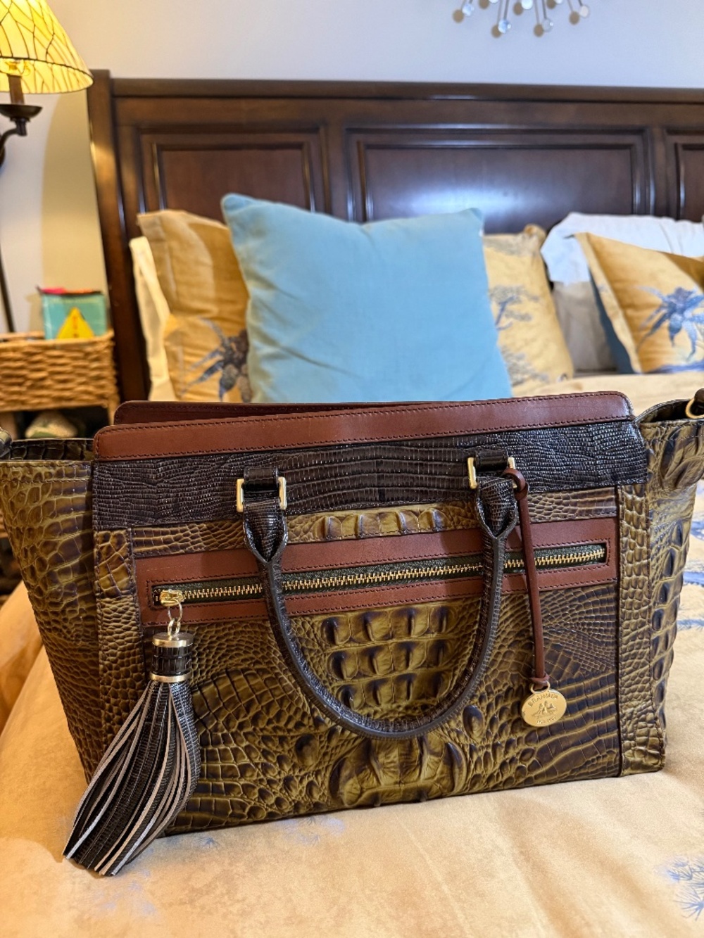 Brahmin Anna Satchel Purse Bag
